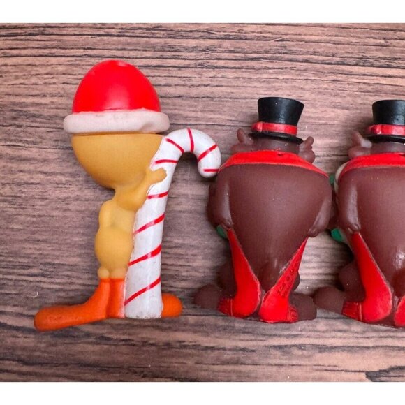 Vintage‎ 1997 Warner Brothers Looney Tunes Christmas Tree Light Covers HD42 - Picture 6 of 9